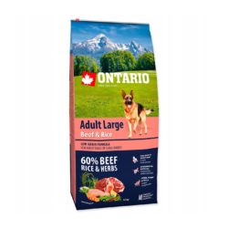 ONTARIO ADULT LARGE BEEF RICE 12kg